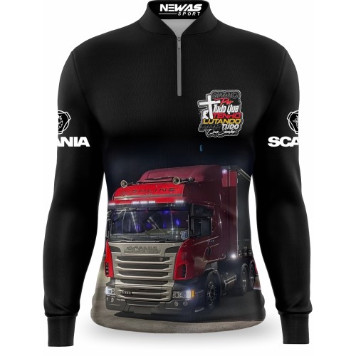 Camisa Newas Carreta Vermelha com UV50+