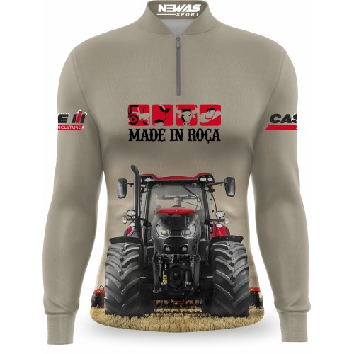 Camisa Agro Newas Made In Roça Case com UV50+