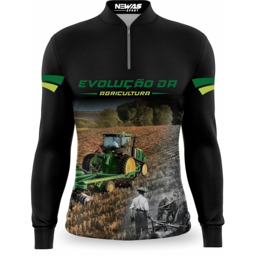 Camisa Agro Newas Evolução da Agronomia com UV50+ 