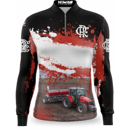 Camisa Agro Newas Flamengo com UV50+