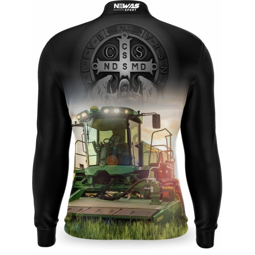 Camisa Agro Newas Medalha São Bento com UV50+