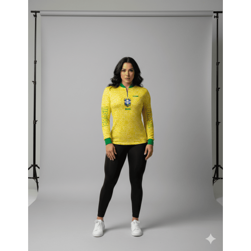 Camisa Newas Brasil Edição Limitada com Proteção UV50+