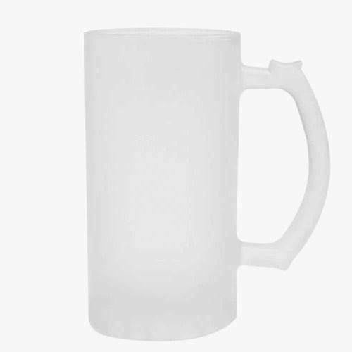 Canecão Chopp Vidro Jateado 475ml Personalize