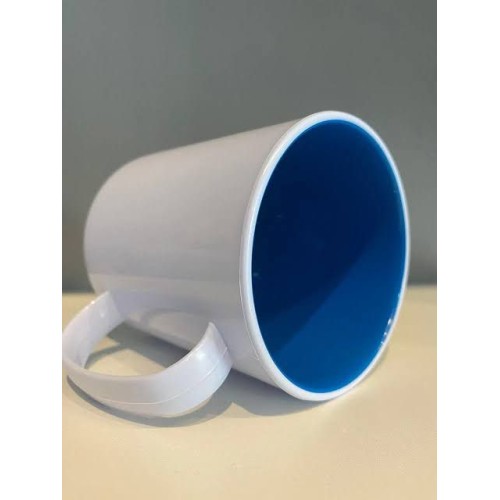 Caneca Polímero 325ml Interno Colorido Personalize