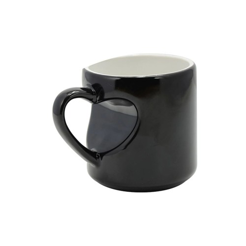 Caneca Alça Coração 3D Mágica 325ml Personalize