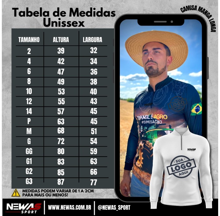 Tabela de Medidas